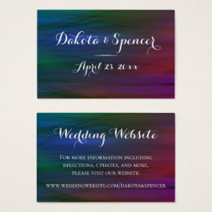 Vibrant Wisps Website zur Hochzeit von dunklen W