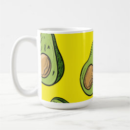 Vibrant Yellow Fruit Illustration - Whimsical  Kaffeetasse