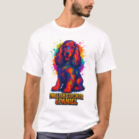 Vibrante Pop-Art-Englischer-Cocker-Spaniel