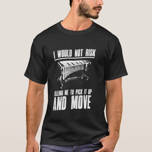Vibraphon Marching Band Pit-Instrument Vibraphoni T-Shirt (Vorderseite)