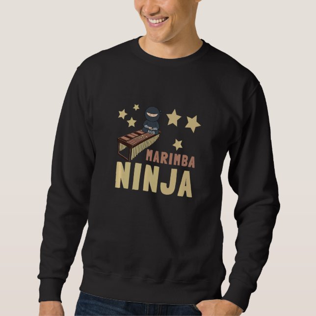 Vibraphone Mom Marimba Ninja And Mallet Glockenspi Sweatshirt (Vorderseite)