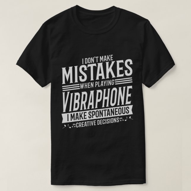 Vibraphone Player Musikinstrument Vibraphone T- T-Shirt (Design vorne)