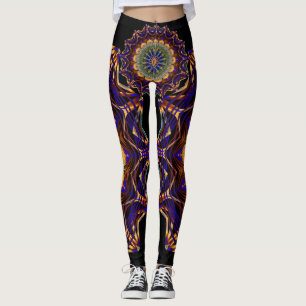 Vibrationen der Mandala-Leggings Leggings
