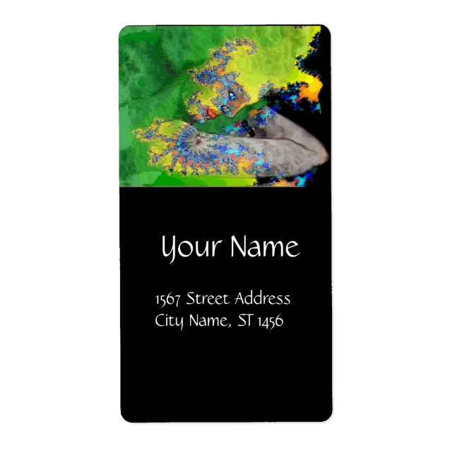 VIBRATIONEN DER MATERIE GREEN EMERALD gelb schwarz (Vorne)