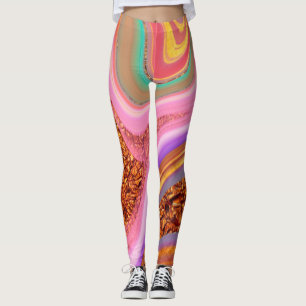 Vibrationsfarbkunst Leggings
