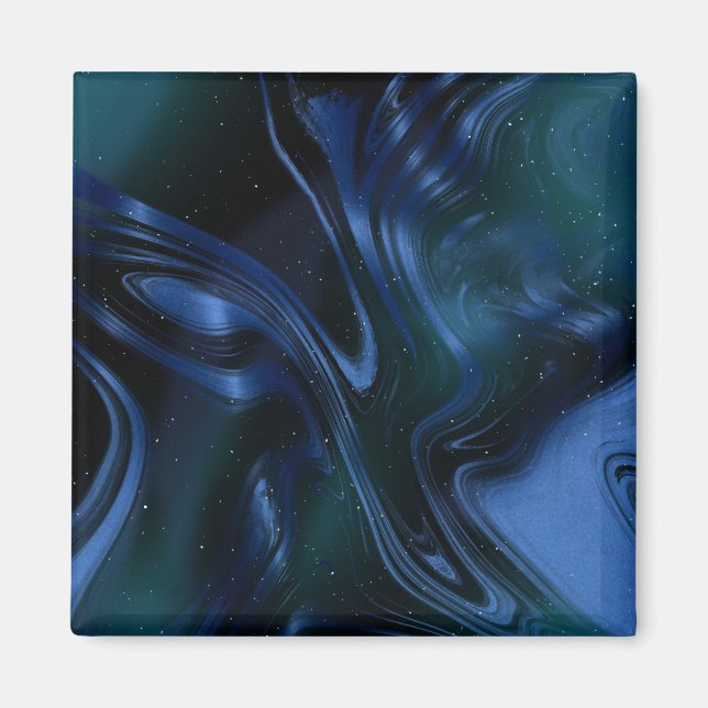 vibratorische Farben Kunst Magnet (Vorne)