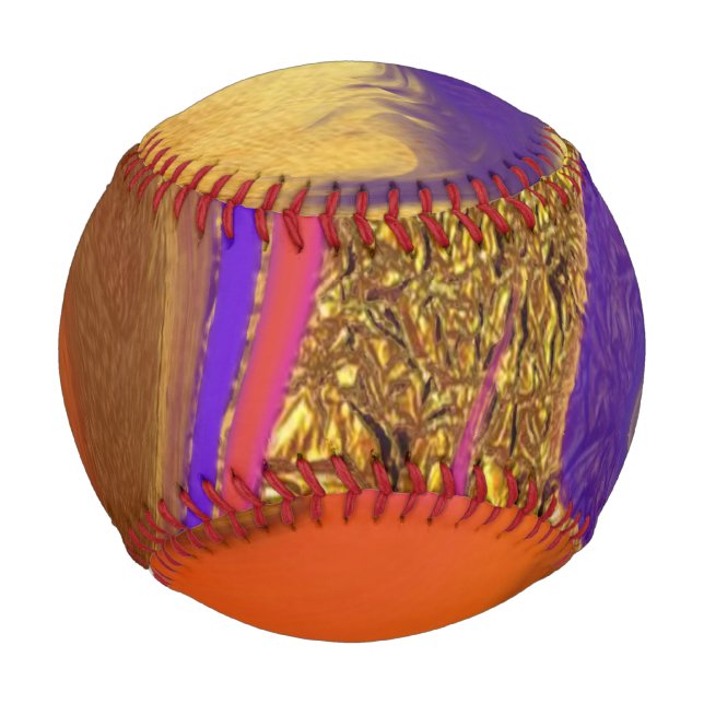 vibratorische Farbkunst Baseball (Vorderseite)