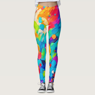Vibrierende Circle Dance Art Leggings