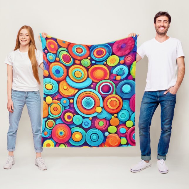 Vibrierende Kreislaufexplosion Fleecedecke (Beispiel)