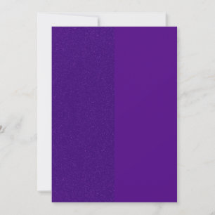 Vibrierende Lila Glitzer Flat Save the Date Card
