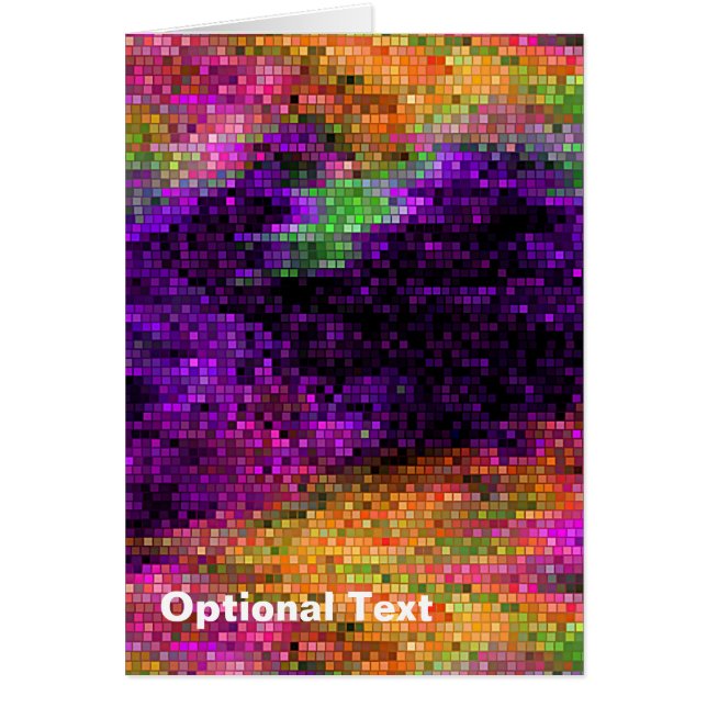 Vibrierende lila multi Mosaik-Fliesen (Vorne)