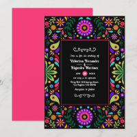 Vibrierende mexikanische Fiesta Floral Wedding