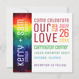 Vibrierende moderne abstrakte einladung