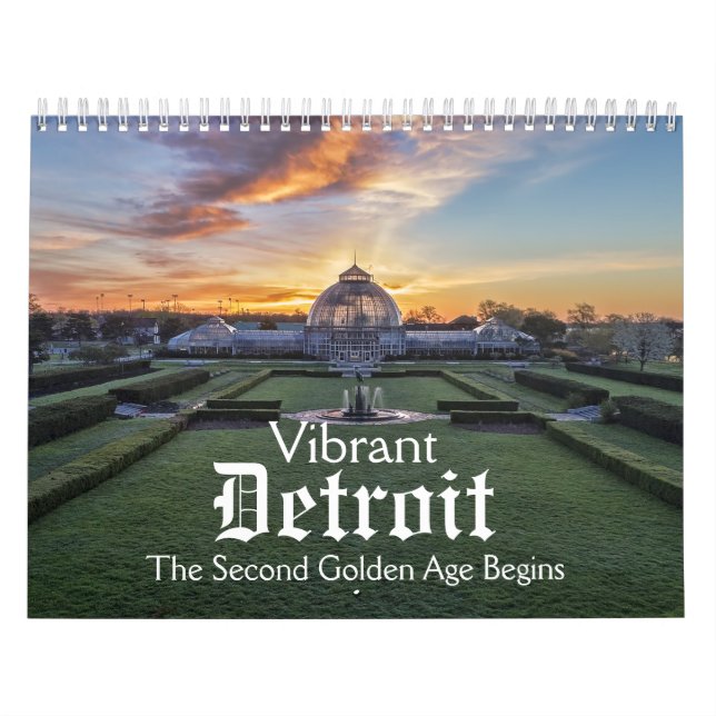 Vibrierender Detroit-Kalender Kalender (Titelbild)