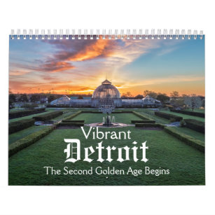 Vibrierender Detroit-Kalender Kalender