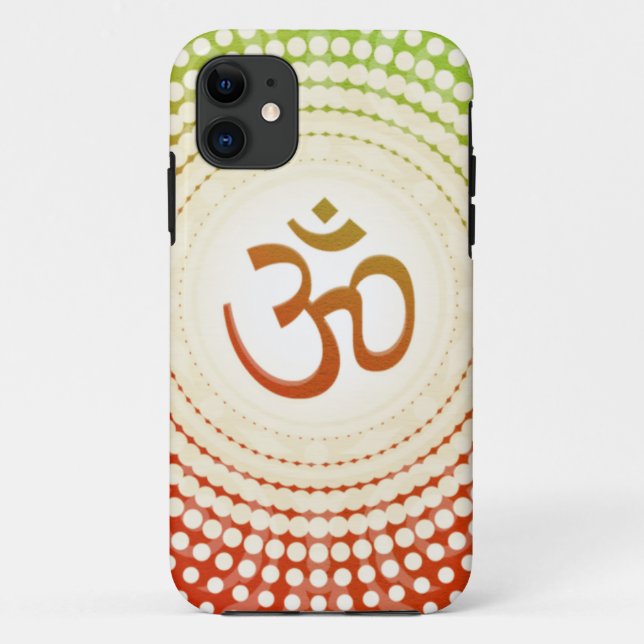 Vibrierender Om-Entwurf Case-Mate iPhone Hülle (Rückseite)