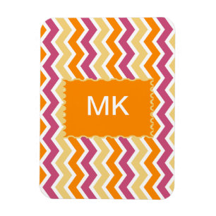 Vibrierender Stammes- Zickzack Magnet