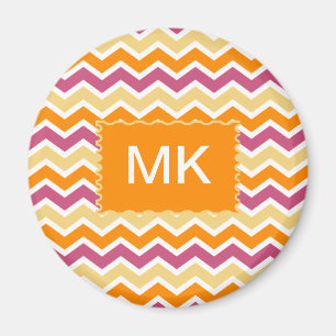 Vibrierender Stammes- Zickzack Magnet