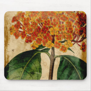 Vibrierendes Blumeni Mousepad