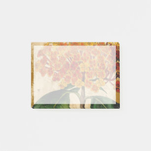 Vibrierendes Blumeni Post-it Klebezettel