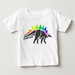 Vibrierendes Dino-Säuglings-Shirt Baby T-shirt
