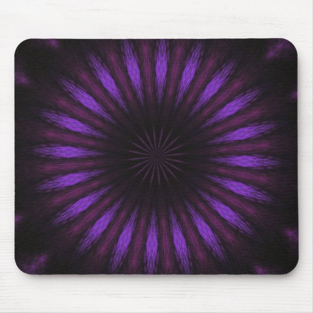 Vibrierendes Lila Mousepad (Vorne)
