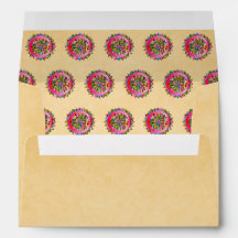 Vibrierendes Mandala-Muster-ethnische indische