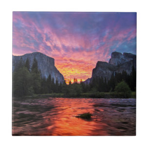 Vibrierendes Tal des Himmel-  Yosemite Fliese
