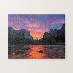 Vibrierendes Tal des Himmel- Yosemite Puzzle