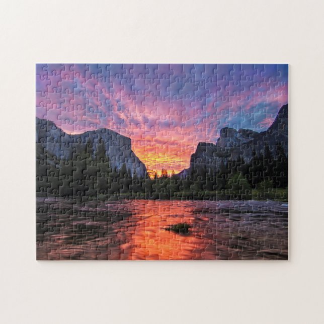 Vibrierendes Tal des Himmel-| Yosemite Puzzle (Horizontal)