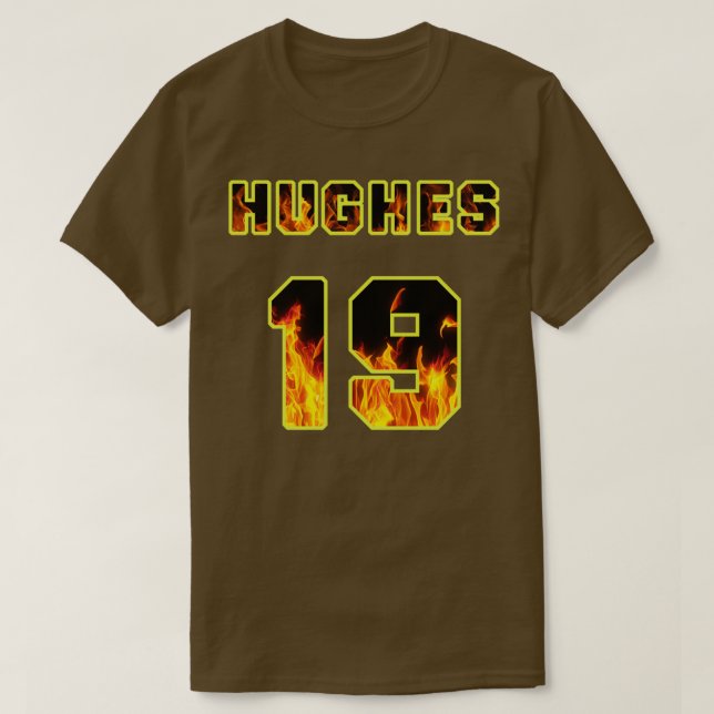 Vic Hughes Station 19 Jersey Flames T-Shirt (Design vorne)