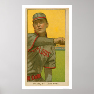 Vic Willis Baseball Card 1911 Poster