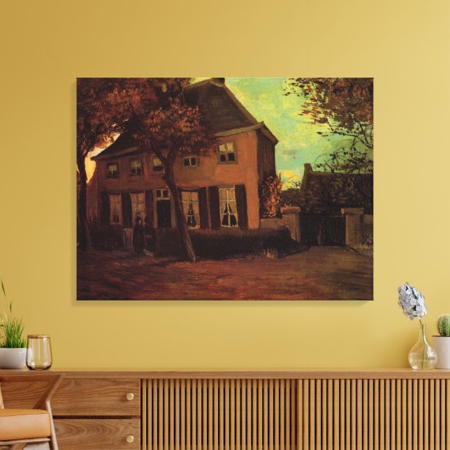 Vicarage in Nuenen von Vincent van Gogh Leinwanddruck (Insitu (Wohnzimmer))
