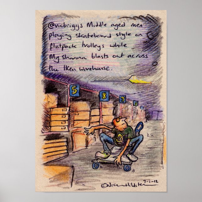 @vicbriggs irkafirka poster (Vorne)