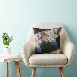 Vicente Castellano Benci Gemälde von Alfred Fox Kissen