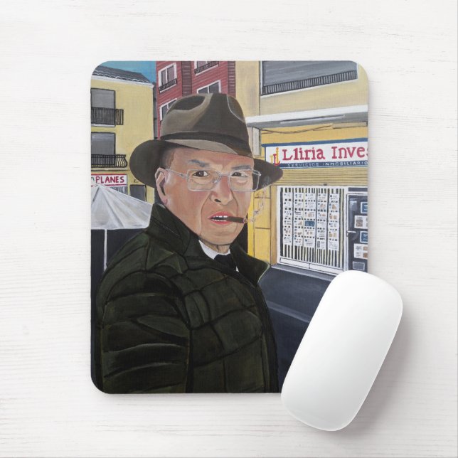 Vicente Castellano Benci Gemälde von Alfred Fox Mousepad (Mit Mouse)