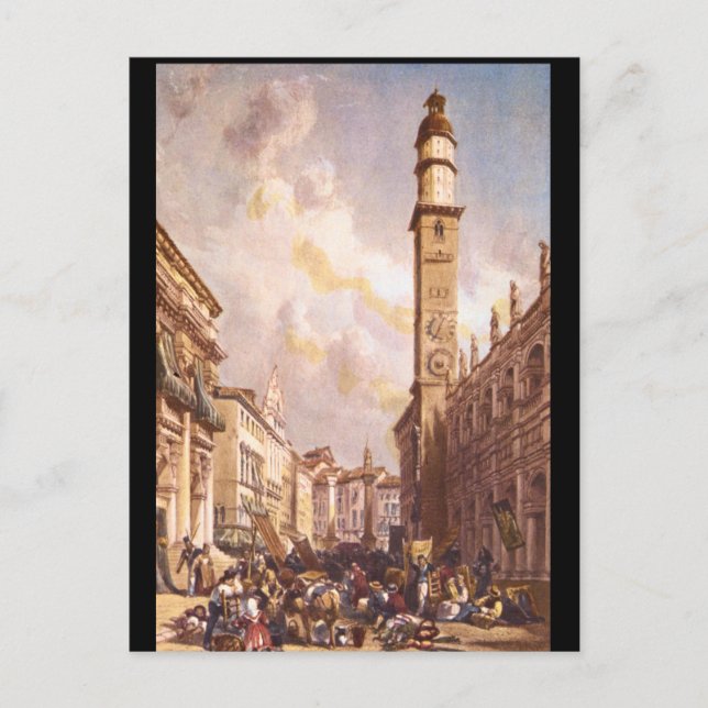 Vicenza', James Duffield Harding_Gravings Postkarte (Vorderseite)