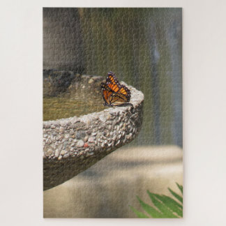 Viceroy Butterfly am Springbrunnen Puzzle