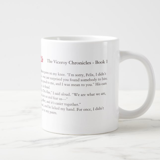 Viceroy's Riesenkaffee oder Tee-Tasse Jumbo-Tasse (Rechts)