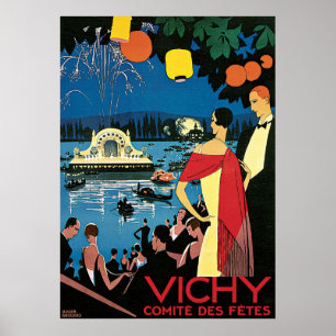 Vichy Comite Des Fetes Poster