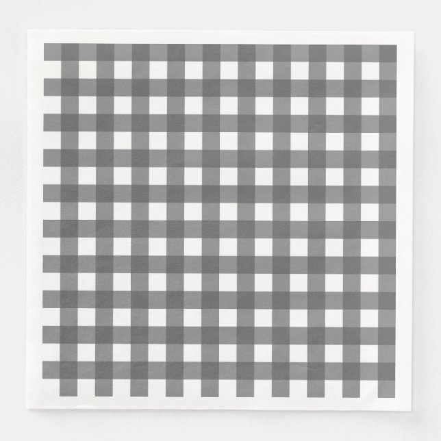 Vichy Hellgras Serviette (Vorderseite)