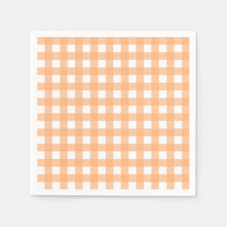 Vichy Hellorange Serviette