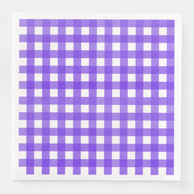 Vichy Lavande Serviette (Vorderseite)