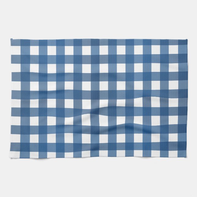 Vichy Marine Geschirrtuch (Horizontal)