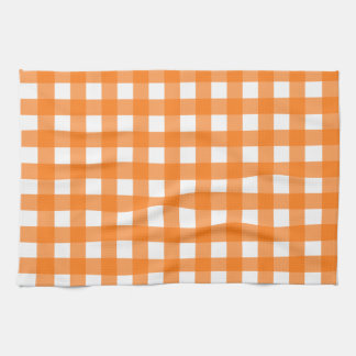 Vichy Orange Geschirrtuch