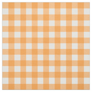 Vichy Orange Stoff