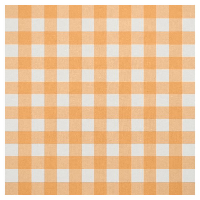 Vichy Orange Stoff (Muster)