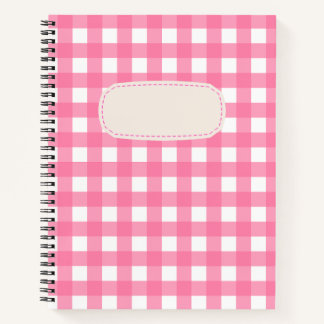 Vichy Rose Notizbuch