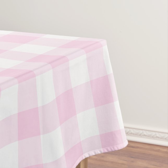 Vichy Rose Tischdecke (Beispiel)