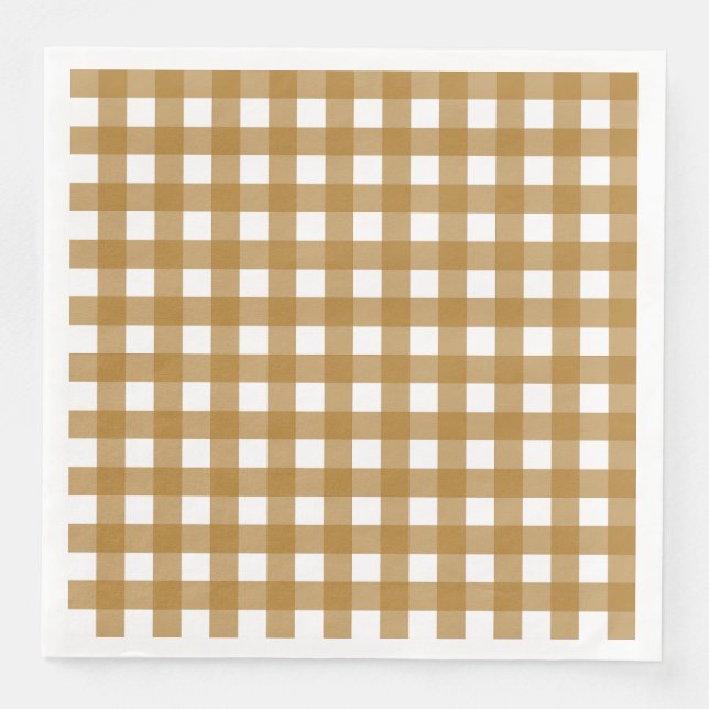 Vichy Sien Serviette (Vorderseite)